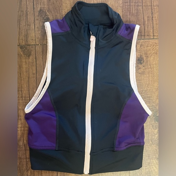 fabletics Demi Lovato 2 two piece activewear outfit- crop top leggings NWT NEW - Picture 3 of 12